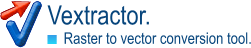 Vextractor. Raster to vector convertion sofrware.