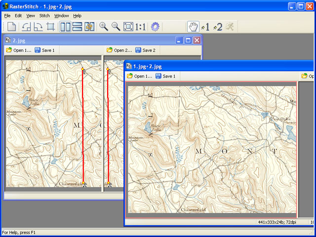 Screenshot for RasterStitch 2.61